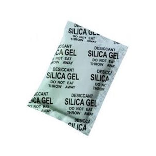 Szilikagél 100 gr/tasak Silica gel 50 db/csom
