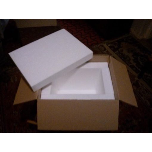 Kartondoboz EPS 30 mm betéttel páratartó 250 x 200 x 13 0mm