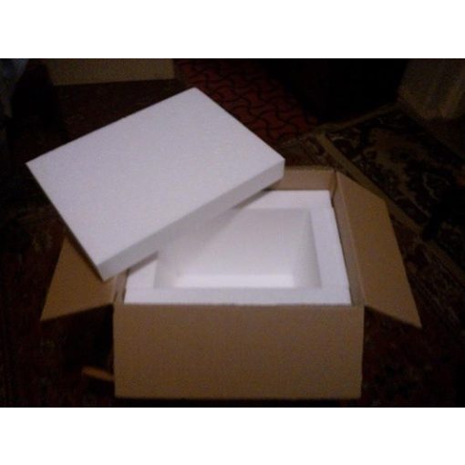 Kartondoboz EPS 20 mm betéttel páratartó 180 x 130 x 125 mm